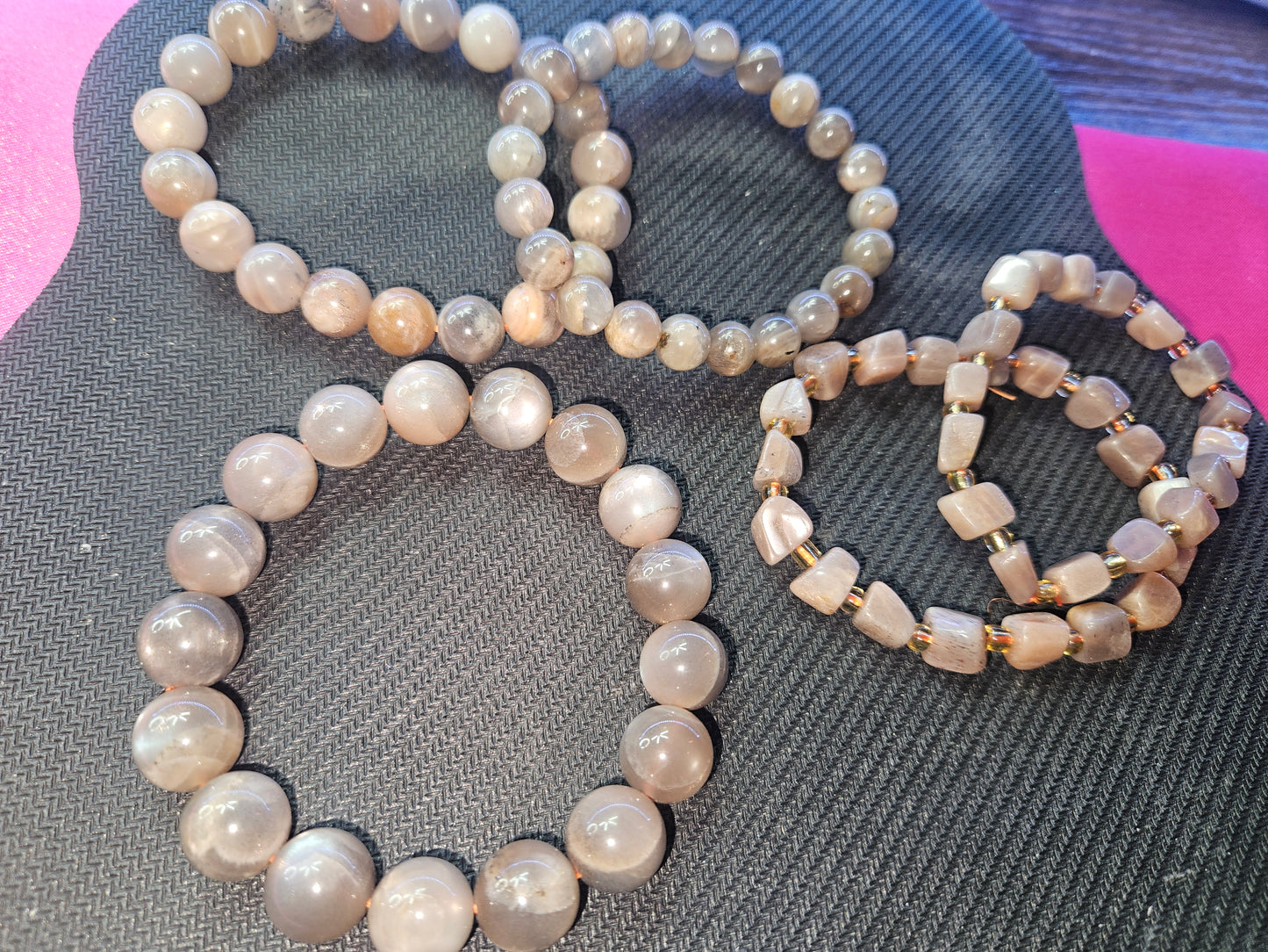 Peach Moonstone/Piedra De Luna Melocoton